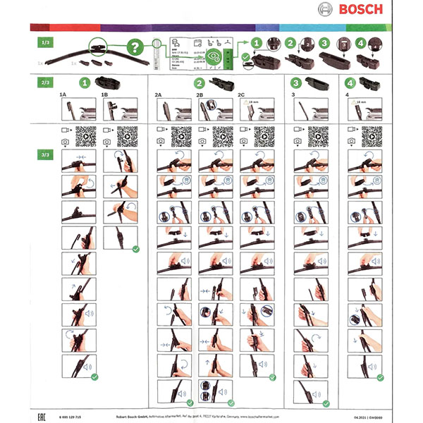 Bosch Spazzola per Tergicristallo Aerofit AFP - BOSCH - Immagine 5